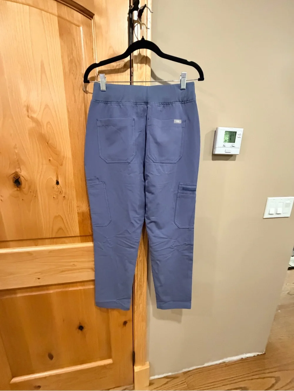 FIGS high waist yola scrub pant in space navy
